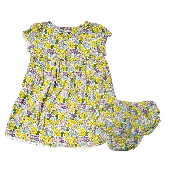 Baby Boden Floral Dress and Bloomers 18-24m - Picture 1 of 7